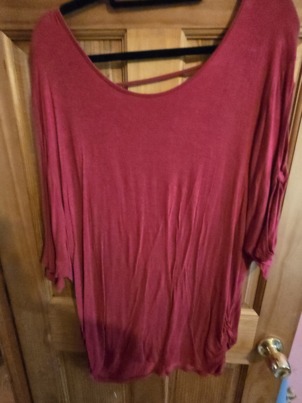 Women’s Cold Shoulder Relaxed Scoop Neck Top